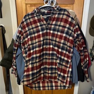 Men's Classic Plaid Shirt Jacket